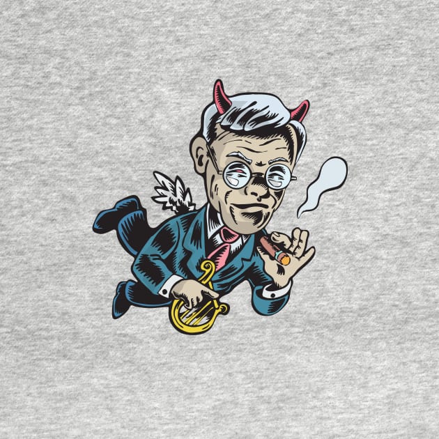 George Burns in Hell by karlfrey